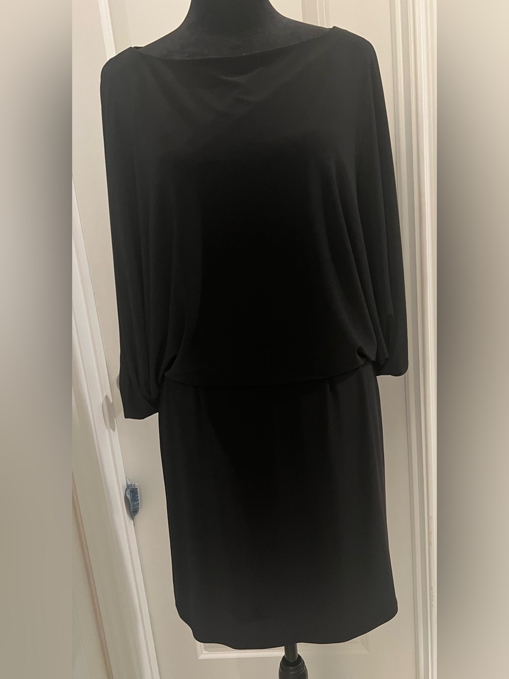 Jessica Simpson Black Chiffon Overlay Dress Size 4 Sleeveless